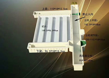 China Het plastic Concrete Omheiningscomité vormt de Vlotte Weerstand Met hoge weerstand van de Oppervlakteschuring leverancier