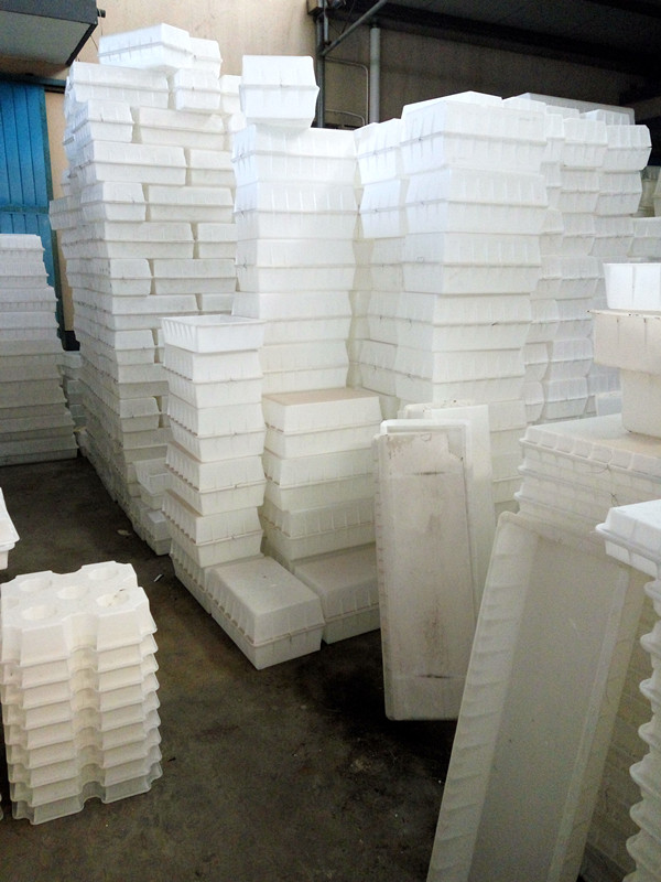 De plastic Betonmolen van de Gangbaksteen vormt het Cementtegels van de Kiezelstenenoppervlakte vormt Gemakkelijke Versie
